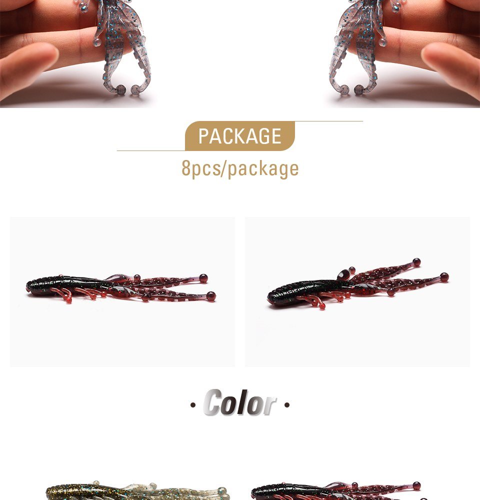 MeARi CRAW90 Soft Craw Bait construction detail 2
