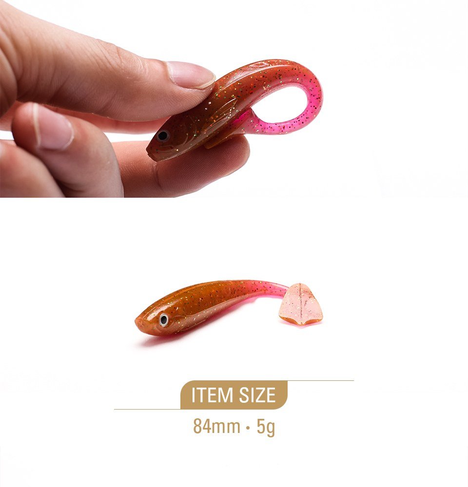 MeARi DFSD3.3 Paddle Tail Swimbait construction detail 1