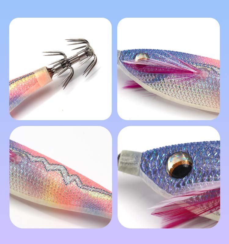 MeARi 104 mm Squid Jig construction detail 1